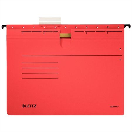 Leitz Alpha lefűzős függőmappa piros (E19840025) Leitz Alpha lefűzős függőmappa piros (E19840025)