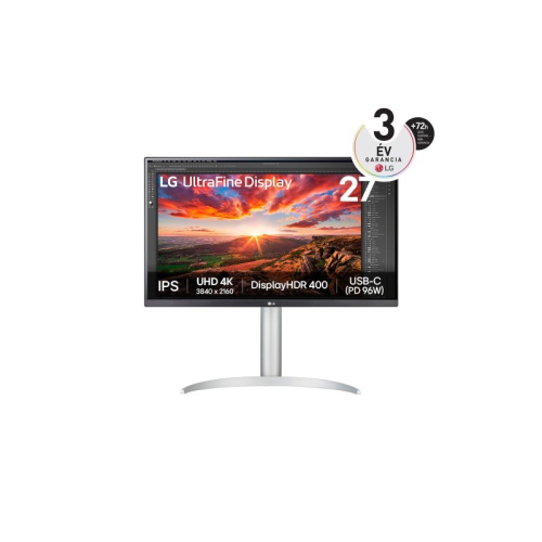 LG 27” 27UP850K-W UltraFine™ 16:9 4K IPS monitor 60 Hz LG 27” 27UP850K-W UltraFine™ 16:9 4K IPS monitor 60 Hz