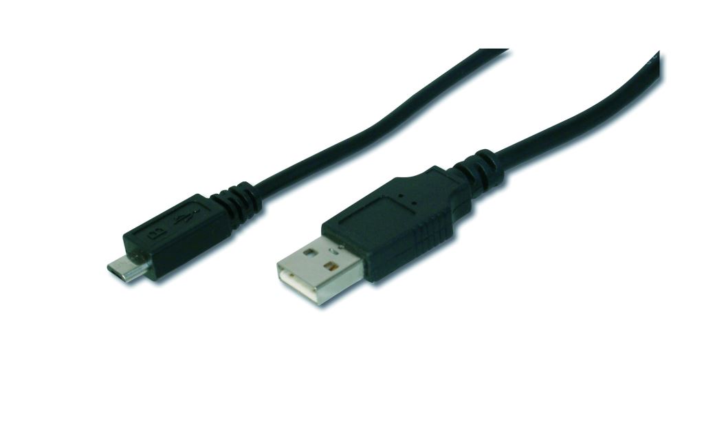 Assmann USB A -> Micro USB B összekötő kábel 1m (AK-300127-010-S) Assmann USB A -> Micro USB B összekötő kábel 1m (AK-300127-010-S)