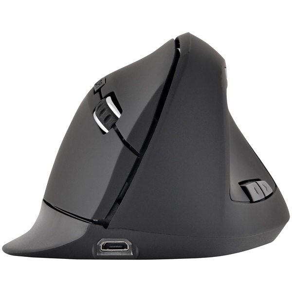 Bluestork  M-WL-ERGO-BK Ergonomic Rechargeable optikai Vezeték nélküli Egér fekete 