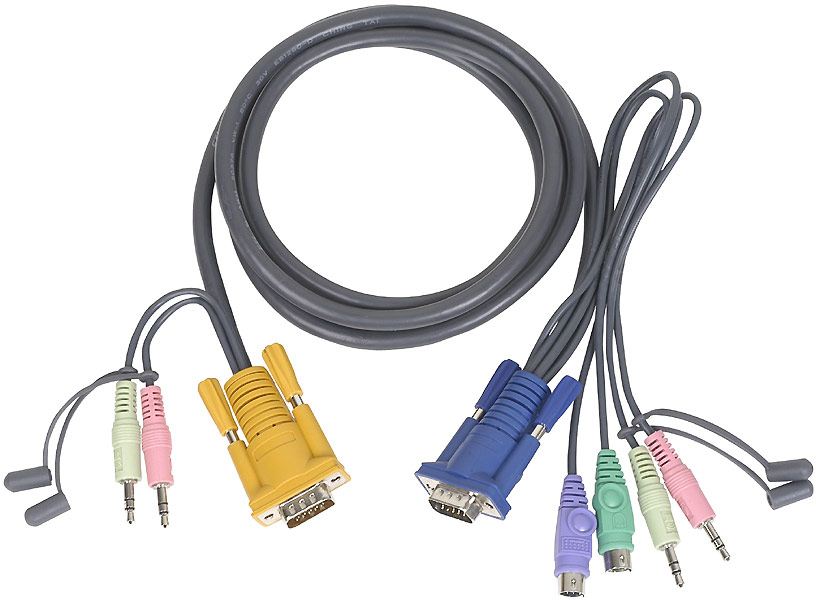 ATEN KVM Console kábel PS/2 1.8m (2L-5302P) ATEN KVM Console kábel PS/2 1.8m (2L-5302P)