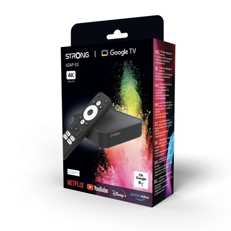 Strong LEAP S3  ANDROID 4K UHD BOX MULTIMÉDIA LEJÁTSZÓ 4K UHD BOX