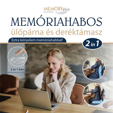 Memóriahabos GYVMF19 ülőpárna és deréktámasz (2in1)