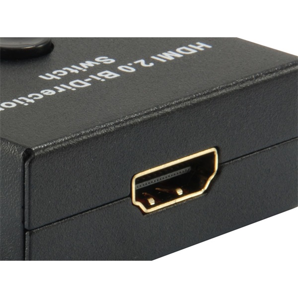 Equip 332723 1x Bemenet 2x Kimenet két irányú jelátvitel HDMI Switch Fekete Equip 332723 1x Bemenet 2x Kimenet két irányú jelátvitel HDMI Switch Fekete