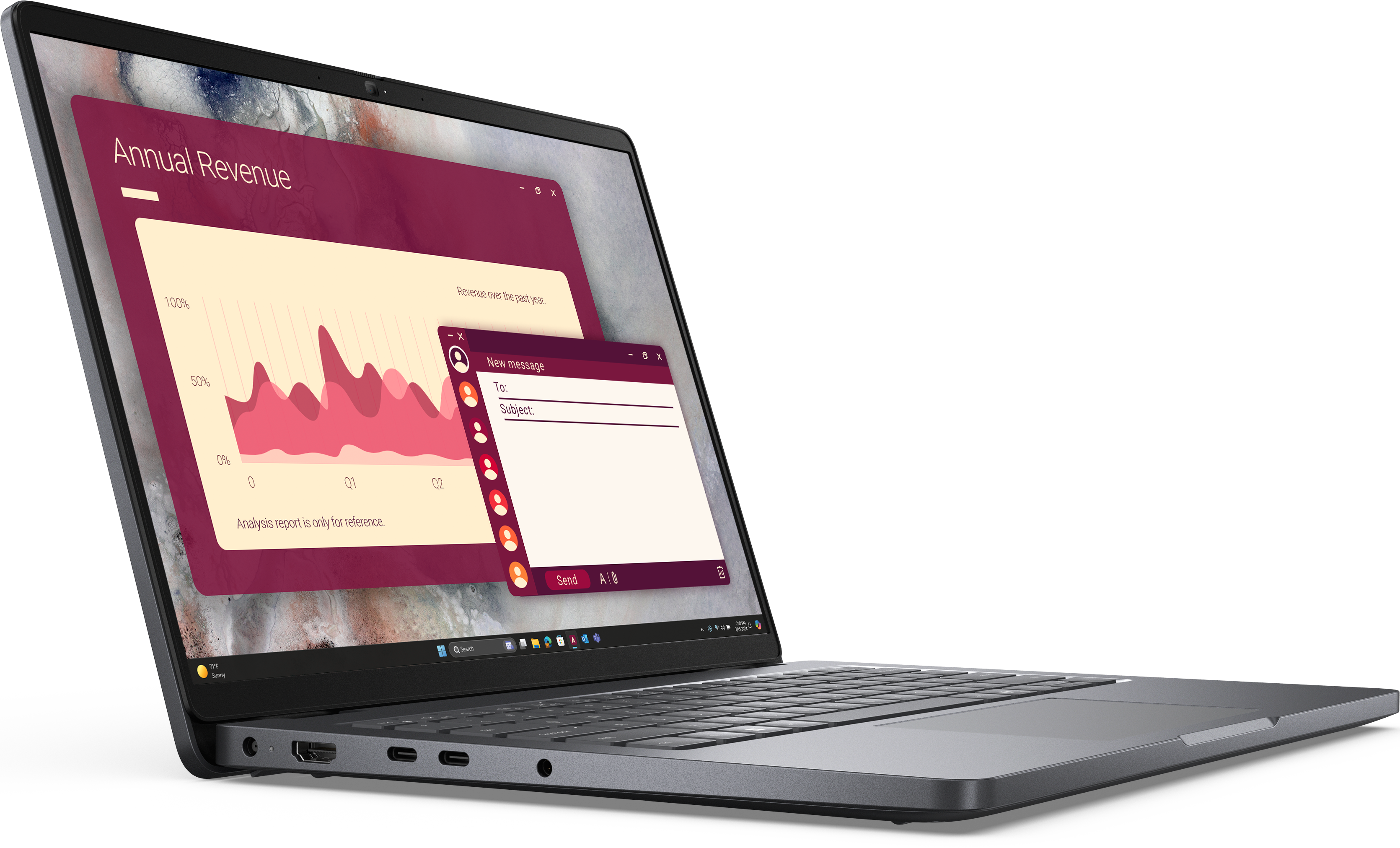 DELL Pro 14 PC14250 14" FHD+, Intel Core Ultra 7 255U, 32GB DDR5, 512GB SSD, Magyar billentyűzet, Windows 11 Pro, Fekete