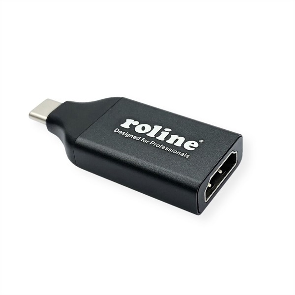 Roline Adapter USB 3.2 Gen 2 USB-C - HDMI 4K@60Hz, M/F, fekete (12.03.3226-10) Roline Adapter USB 3.2 Gen 2 USB-C - HDMI 4K@60Hz, M/F, fekete (12.03.3226-10)
