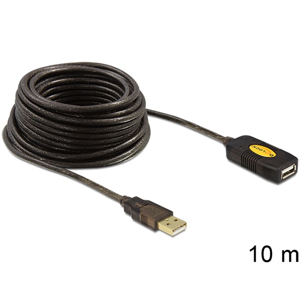 Delock DL82446 USB 2.0 aktív hosszabbító kábel 10m Delock DL82446 USB 2.0 aktív hosszabbító kábel 10m