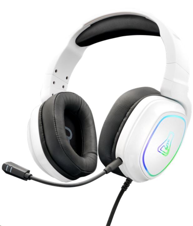 The G-Lab KORP RADIUM gaming headset fehér