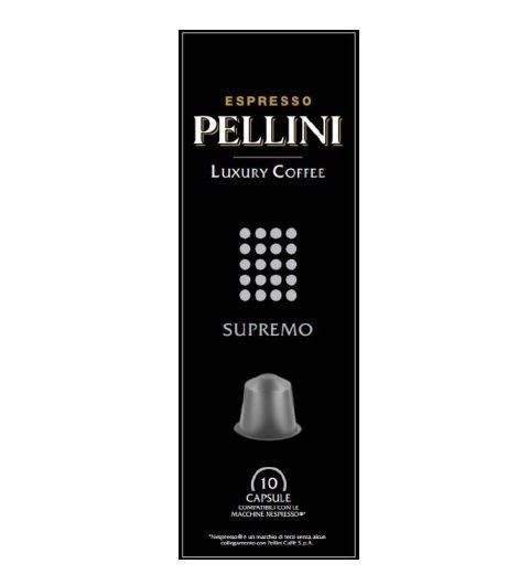 Pellini Luxury Supremo 100% arabica kapszula 10db Pellini Luxury Supremo 100% arabica kapszula 10db