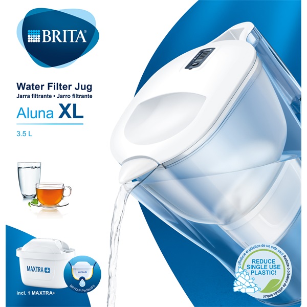 Brita Aluna XL vízszűrő kancsó 3.5 l fehér (BRH1039269)