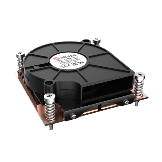 Akasa AK-CC7406BP01 1U Intel LGA1700 Alacsony Profilú CPU-hűtő Akasa AK-CC7406BP01 1U Intel LGA1700 Alacsony Profilú CPU-hűtő