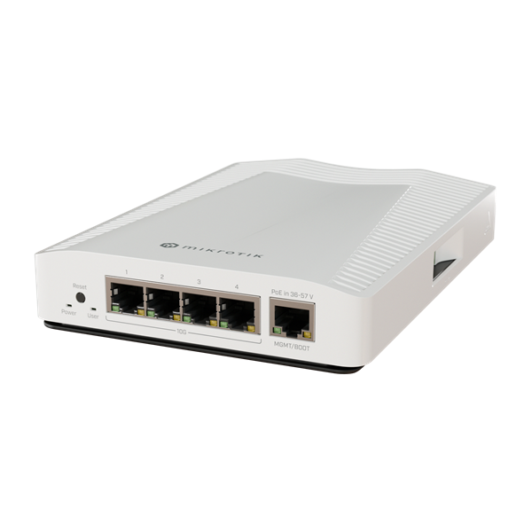 MIKROTIK CRS304-4XG-IN Cloud Router 1x1000Mbps + 4x10Gbit SFP+ Menedzselhető Asztali Switch MIKROTIK CRS304-4XG-IN Cloud Router 1x1000Mbps + 4x10Gbit SFP+ Menedzselhető Asztali Switch
