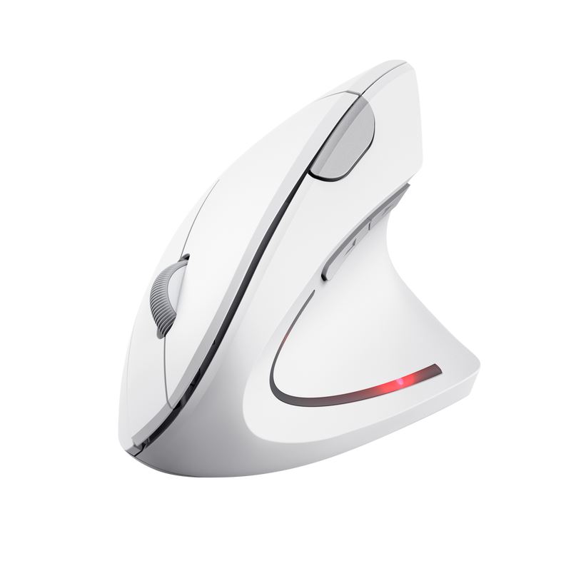 Trust Verto vezeték nélküli ergonomikus egér fehér 