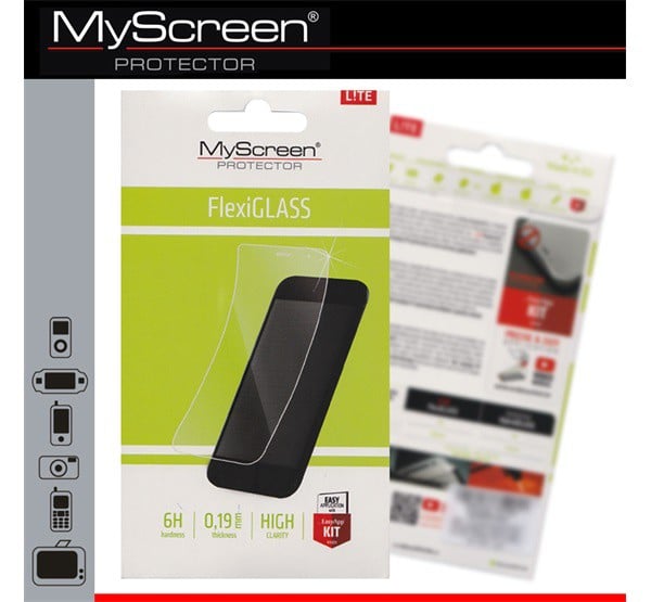 MYSCREEN LITE FLEXI GLASS képernyővédő üveg (karcálló, ütésálló, 0.19mm, 6H) ÁTLÁTSZÓ [CAT S40]