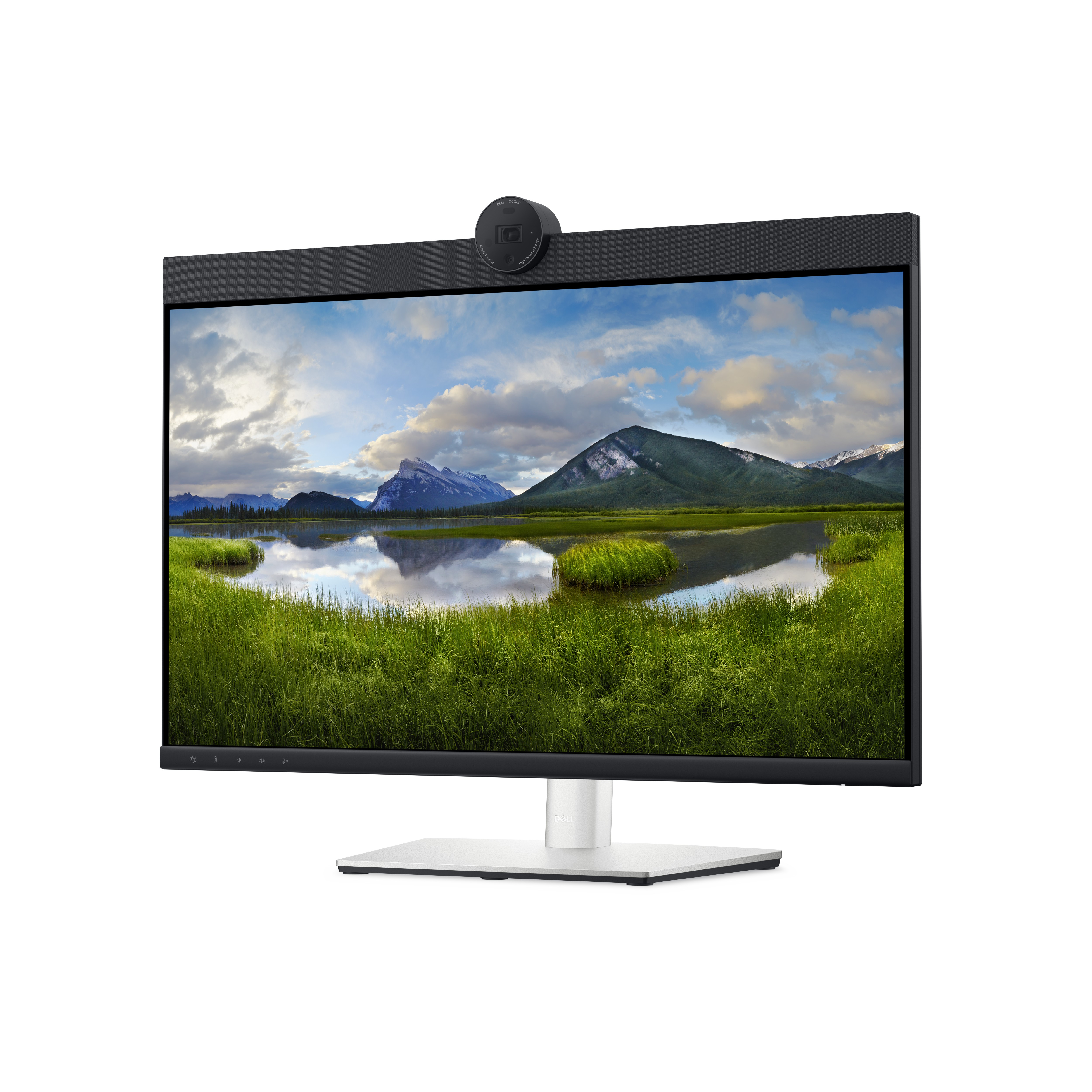 DELL 23.8" P2424HEB videokonferencia monitor - 1920x1080, FHD, IPS, Hangszóró, Fekete-ezüst