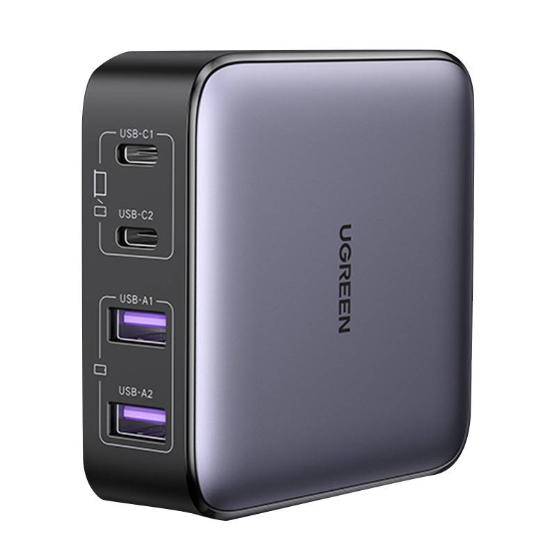 UGREEN CD327 Nexode Töltő, 2x USB-C, 2x USB-A, GaN, 65 W (Szürke) UGREEN CD327 Nexode Töltő, 2x USB-C, 2x USB-A, GaN, 65 W (Szürke)