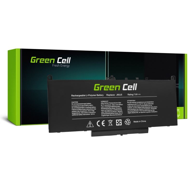 Green Cell akkumulátor J60J5 Dell Latitude E7270 E7470 7.6V 5800mAh (DE135) Green Cell akkumulátor J60J5 Dell Latitude E7270 E7470 7.6V 5800mAh (DE135)
