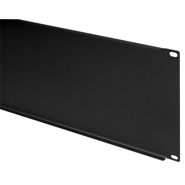 Stalflex rack szekrény takaró panel 4U 19" fekete (RP19-4U-B)