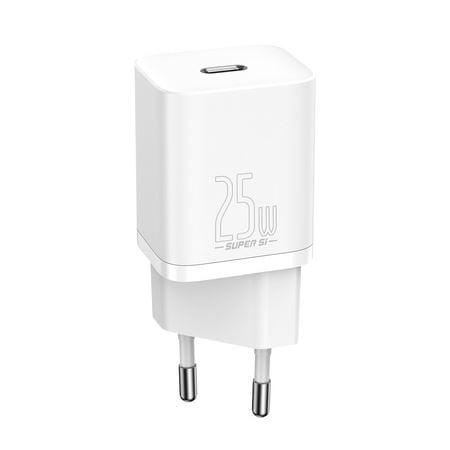 Baseus Super Si gyorstöltő 1C 25W fehér (CCSP020102)