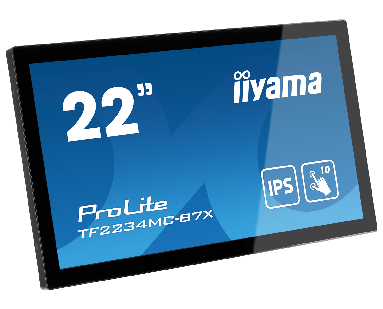 iiyama 21,5" ProLite TF2234MC-B7X IPS LED Monitor - 1920x1080, Full HD, Érintőképernyő, Fekete
