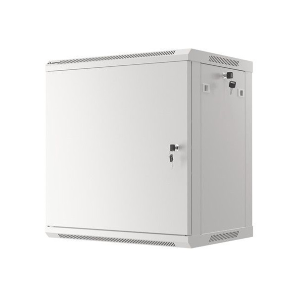LANBERG  19" 12U 600x450 acélajtós lapra szerelhető csomagolva Fali szekrény Szürke