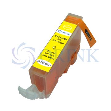 Orink CLI-521Y Canon utángyártott tintapatron sárga Orink CLI-521Y Canon utángyártott tintapatron sárga