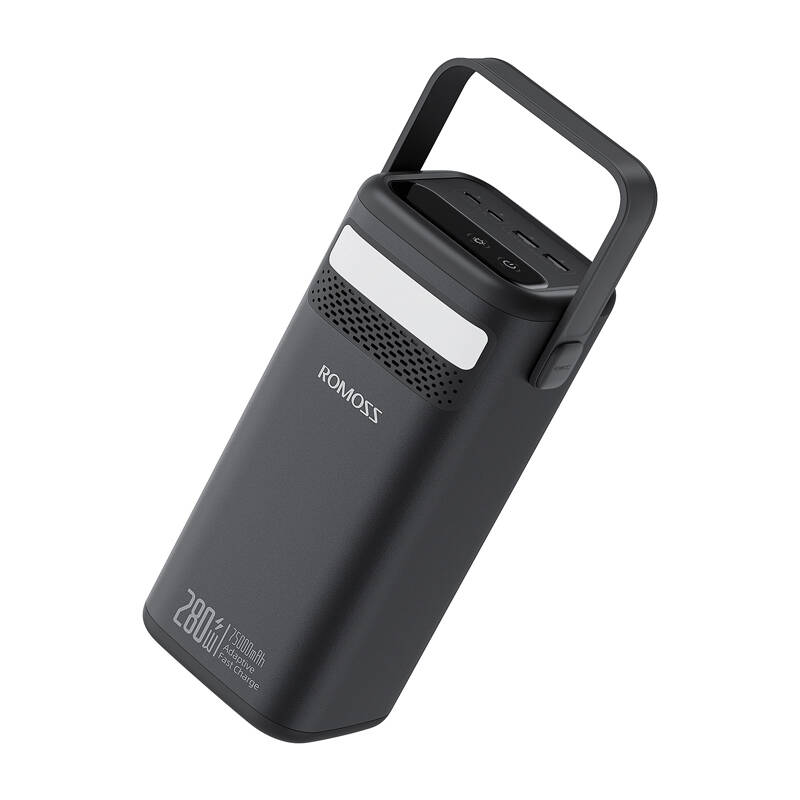 Romoss PMT75-DC 75000mAh 280W 240Wh Powerbank Fekete