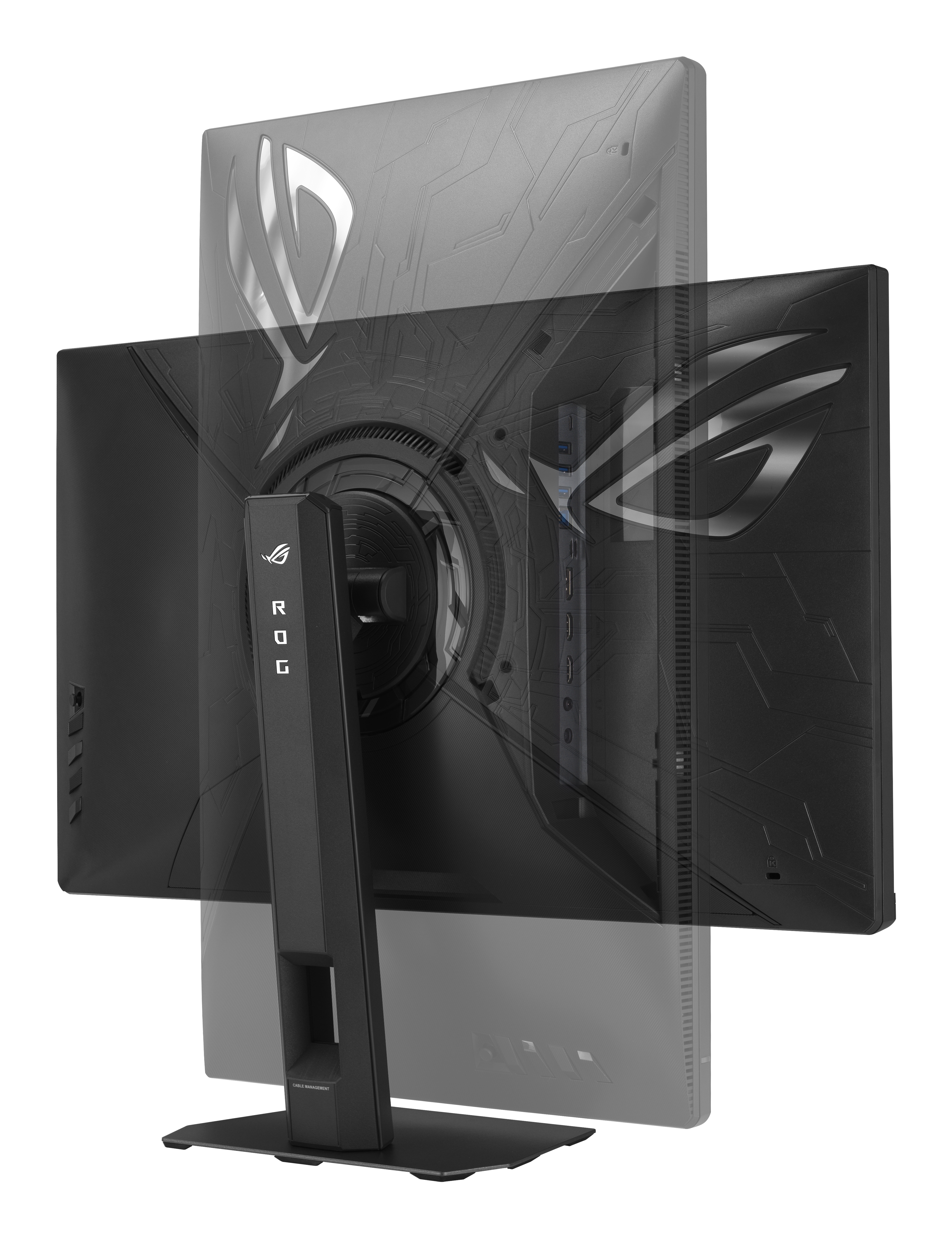 Asus 27" ROG Strix  XG27AQNGV Monitor - 2560x1440, QHD, LED, IPS, 360Hz, 1ms, FreeSync, G-Sync, Pivot, Gamer, Fekete