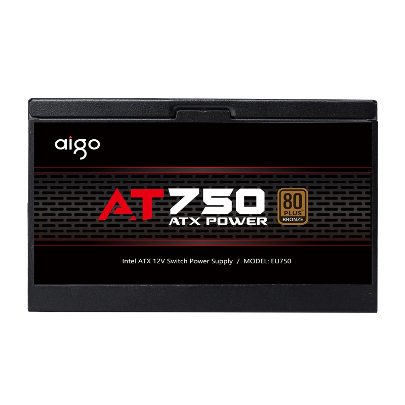 Aigo AT750 számítógépes tápegység Fekete