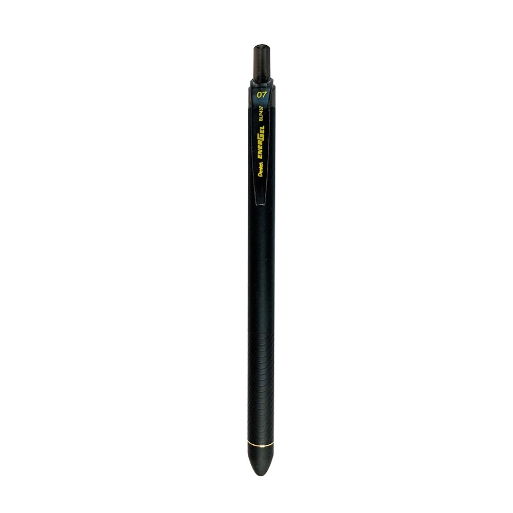 Pentel Golyóstoll nyomógombos 0,35mm, dokument toll BLP437 EnerGel , írásszín fekete (BLP437R1-A)