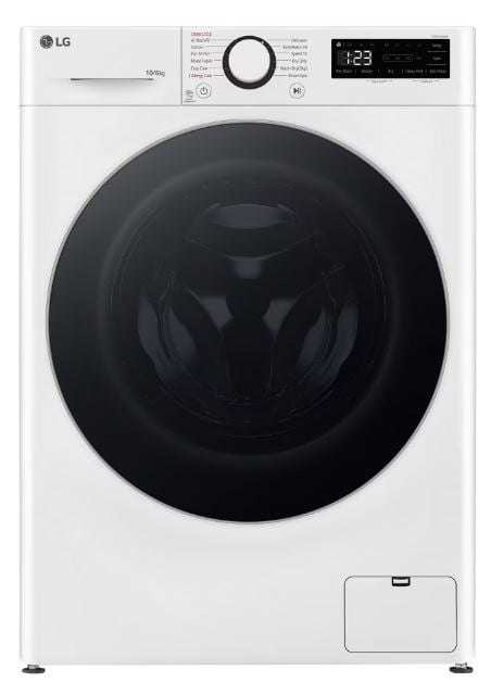 LG F4DR510S1W Elöltöltős mosó- és szárítógép – 10 kg, 1400 ford./perc, A Energiaosztály, 6 Motion DD, Gőz technológia, TurboWash360° LG F4DR510S1W Elöltöltős mosó- és szárítógép – 10 kg, 1400 ford./perc, A Energiaosztály, 6 Motion DD, Gőz technológia, TurboWash360°