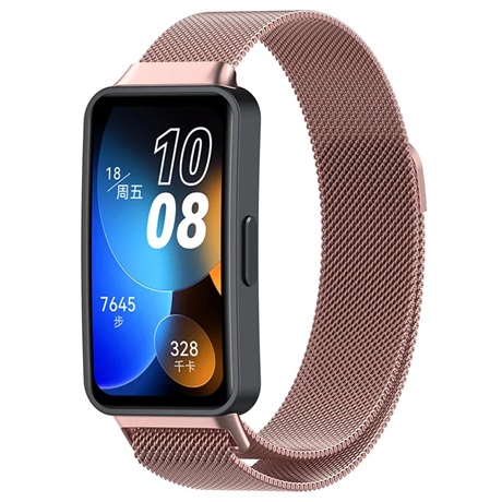 Mybandz 23502 HUAWEI BAND 8-MILÁNÓI MÁGNESES FÉM ÓRASZÍJ/PINK-ARANY Mybandz 23502 HUAWEI BAND 8-MILÁNÓI MÁGNESES FÉM ÓRASZÍJ/PINK-ARANY