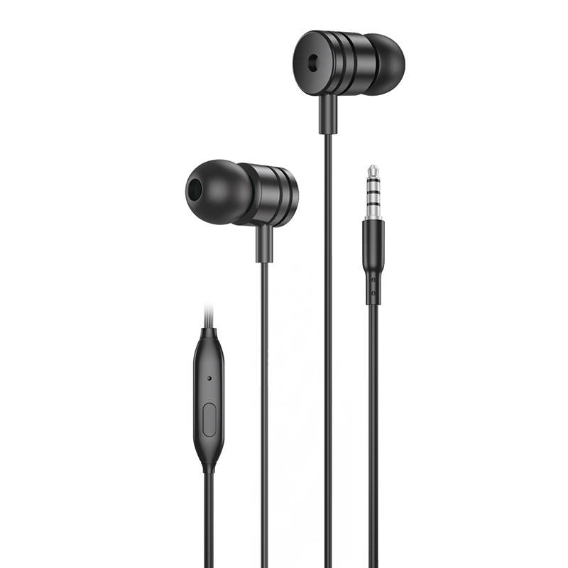 Foneng EP200 wired, in-ear headphones, mini jack (black) Foneng EP200 wired, in-ear headphones, mini jack (black)