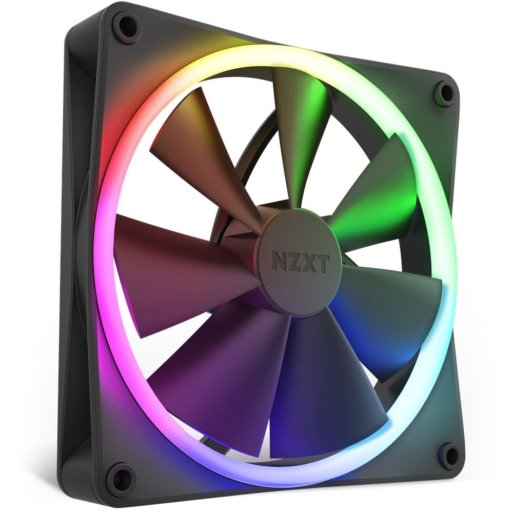 NZXT F140 RGB ház hűtő ventilátor 14cm fekete (RF-R14SF-B1) NZXT F140 RGB ház hűtő ventilátor 14cm fekete (RF-R14SF-B1)