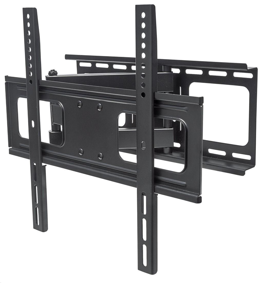 Manhattan TV állvány fali, dönthető, forgatható 32"-55"-ig 50kg fekete (461252)