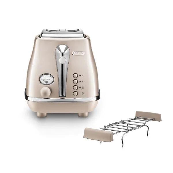 DeLonghi Icona Metallics CTOT2103.BG kenyérpirító DeLonghi Icona Metallics CTOT2103.BG kenyérpirító