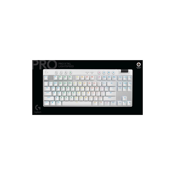 Logitech G PRO X TKL LIGHTSPEED vezeték nélküli RGB fehér gamer billentyűzet