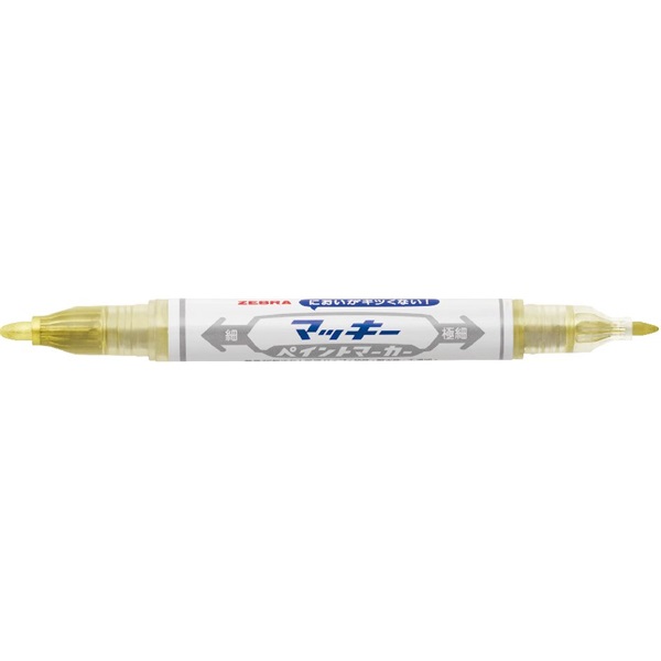 Zebra Mckie Extra Fine arany kétvégű lakkmarker Zebra Mckie Extra Fine arany kétvégű lakkmarker