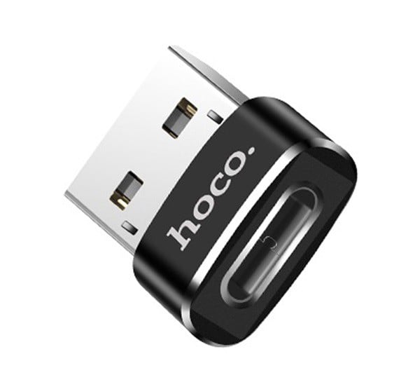 HOCO UA6 adapter (Type-C, - USB, töltéshez, adatátvitelhez) FEKETE (UA6) HOCO UA6 adapter (Type-C, - USB, töltéshez, adatátvitelhez) FEKETE (UA6)
