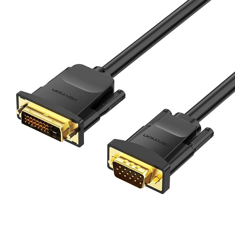 Vention DVI (24+1) - VGA átalakító kábel 1,5m fekete (EABBG) Vention DVI (24+1) - VGA átalakító kábel 1,5m fekete (EABBG)