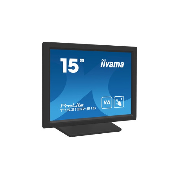 iiyama 15" ProLite T1531SR-B1S Monitor - LED, 1024x768,  Érintőképernyő, Fekete