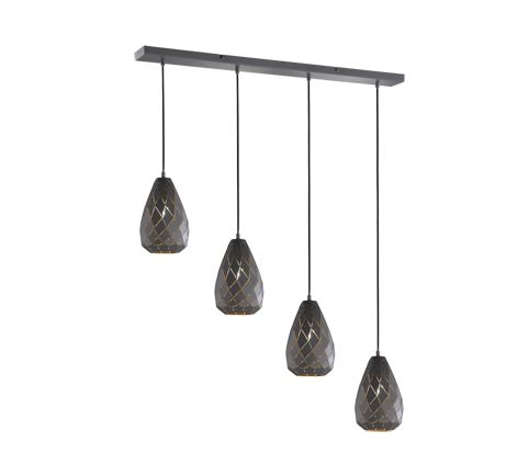 Trio 301300442 Onyx 42W antracit függesztett lámpatest