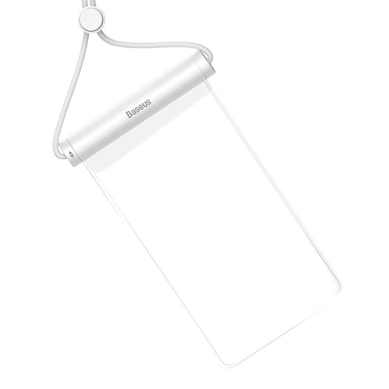 Waterproof phone case Baseus AquaGlide with Cylindrical Slide Lock (white) Waterproof phone case Baseus AquaGlide with Cylindrical Slide Lock (white)