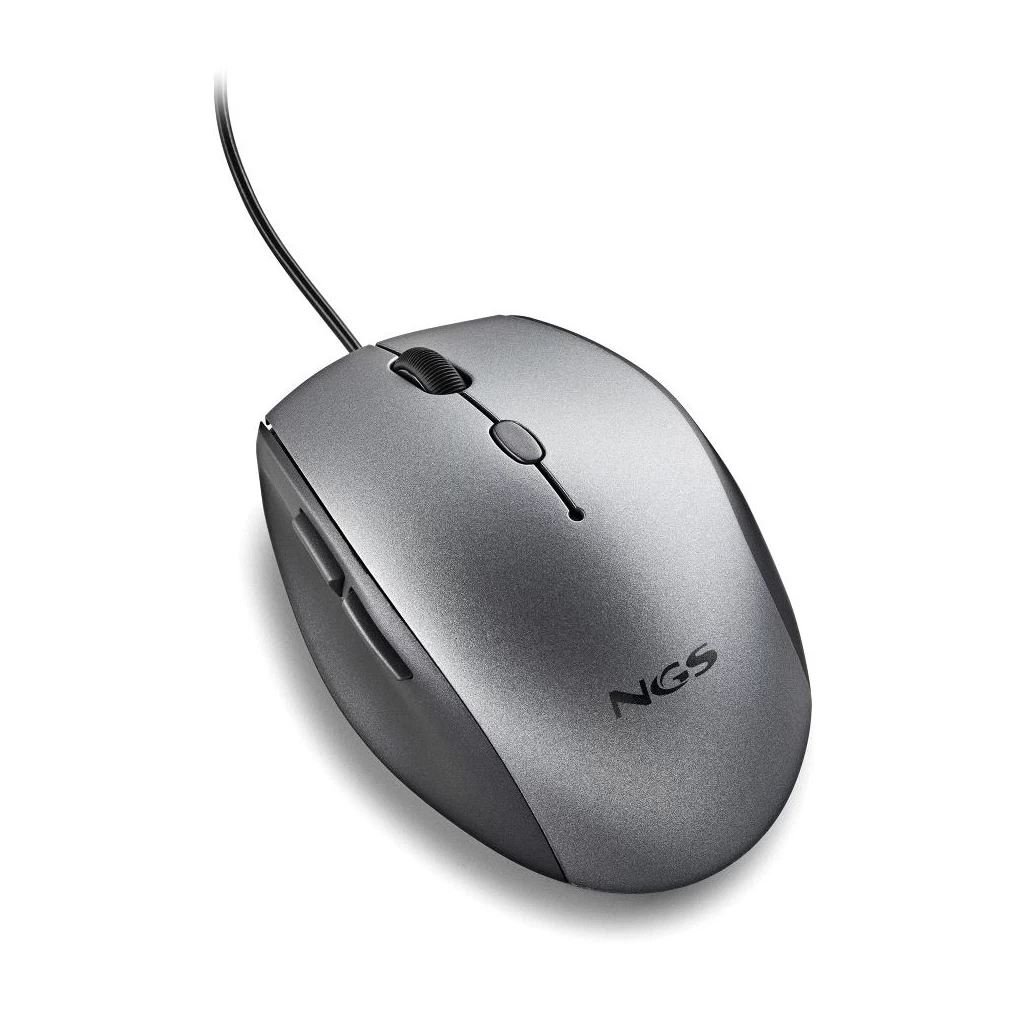 NGS 129693 Moth Gray ergonomikus csendes egér szürke  