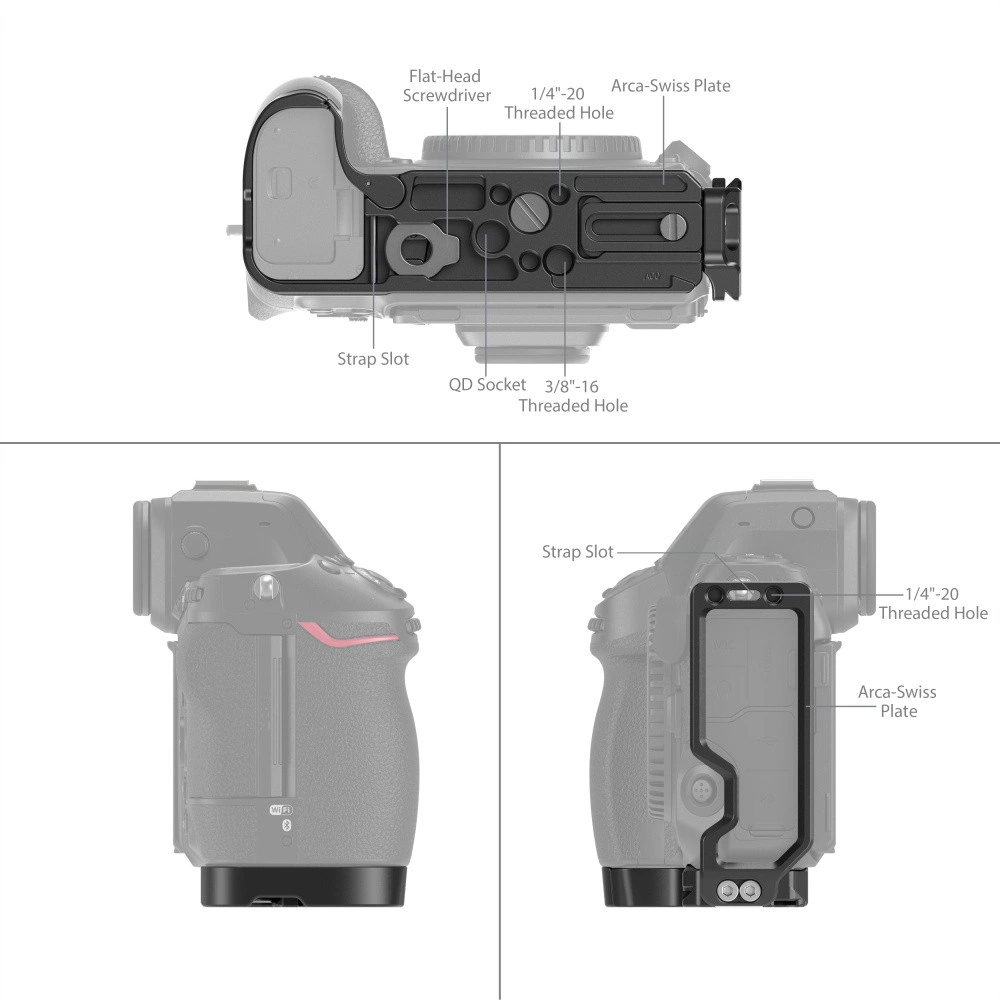 SMALLRIG L Bracket for Nikon Z8  