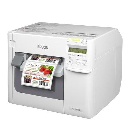 Epson COLORWORKS C3500 színes tintasugaras cimkenyomtató (C31CD54012CD)