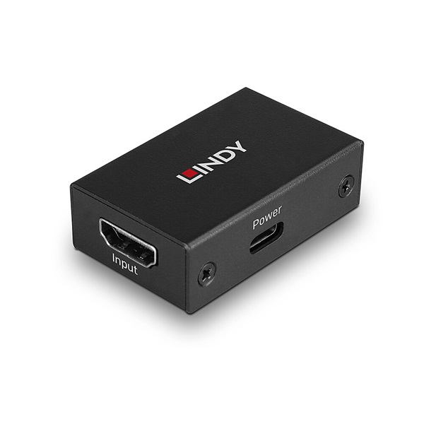 Lindy Repeater HDMI - HDMI, 8K@60Hz, 10m, fekete (38391)