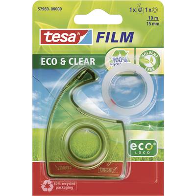 Cellux átlátszó Tesafilm®Eco&Clear 10 m x 15 mm, 1 tekercs, TESA 57969 Cellux átlátszó Tesafilm®Eco&Clear 10 m x 15 mm, 1 tekercs, TESA 57969