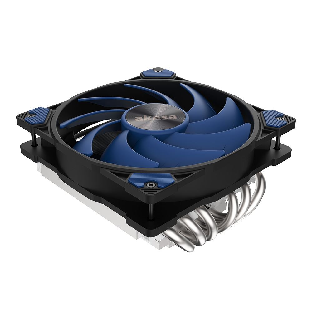 Akasa AK-CC4024HP01 Alucia H6L univerzális processzor hűtő kék-fekete 