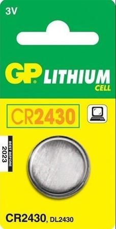 GP CR2430 Litium gombelem 3V (115055) GP CR2430 Litium gombelem 3V (115055)